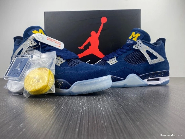Boostmaster lin AJ4-1036660 Air (PE) Jordan 4 Michigan Retro 0816